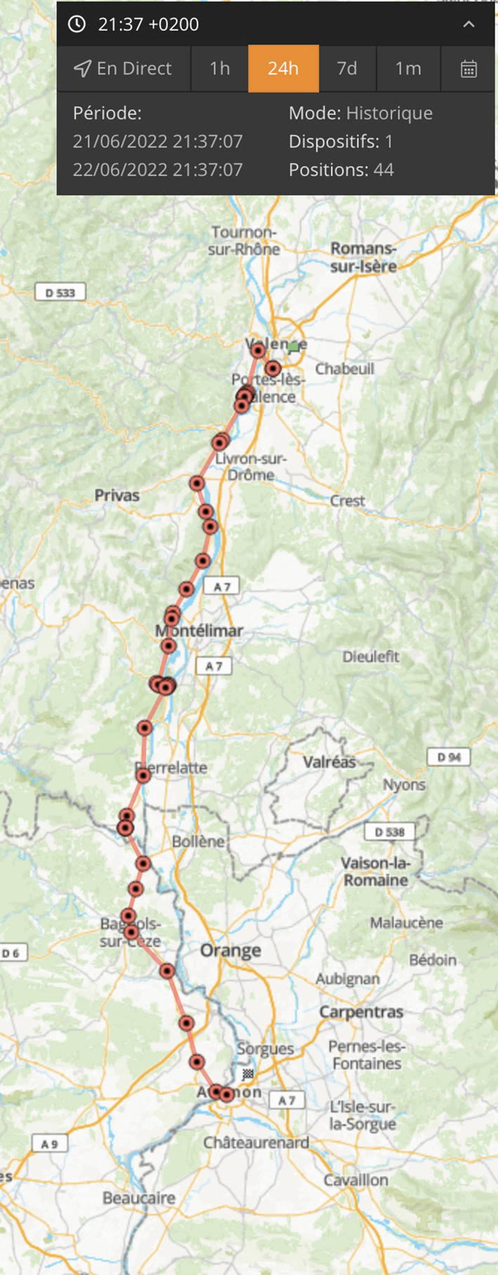 1-20220622-Valence-Avignon-157km